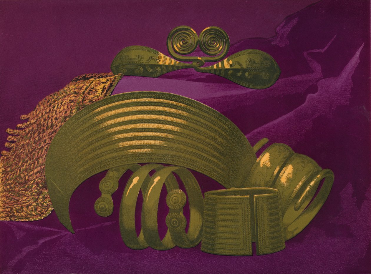 Goldschmuck aus Suite und ein Armband von Robert Dudley