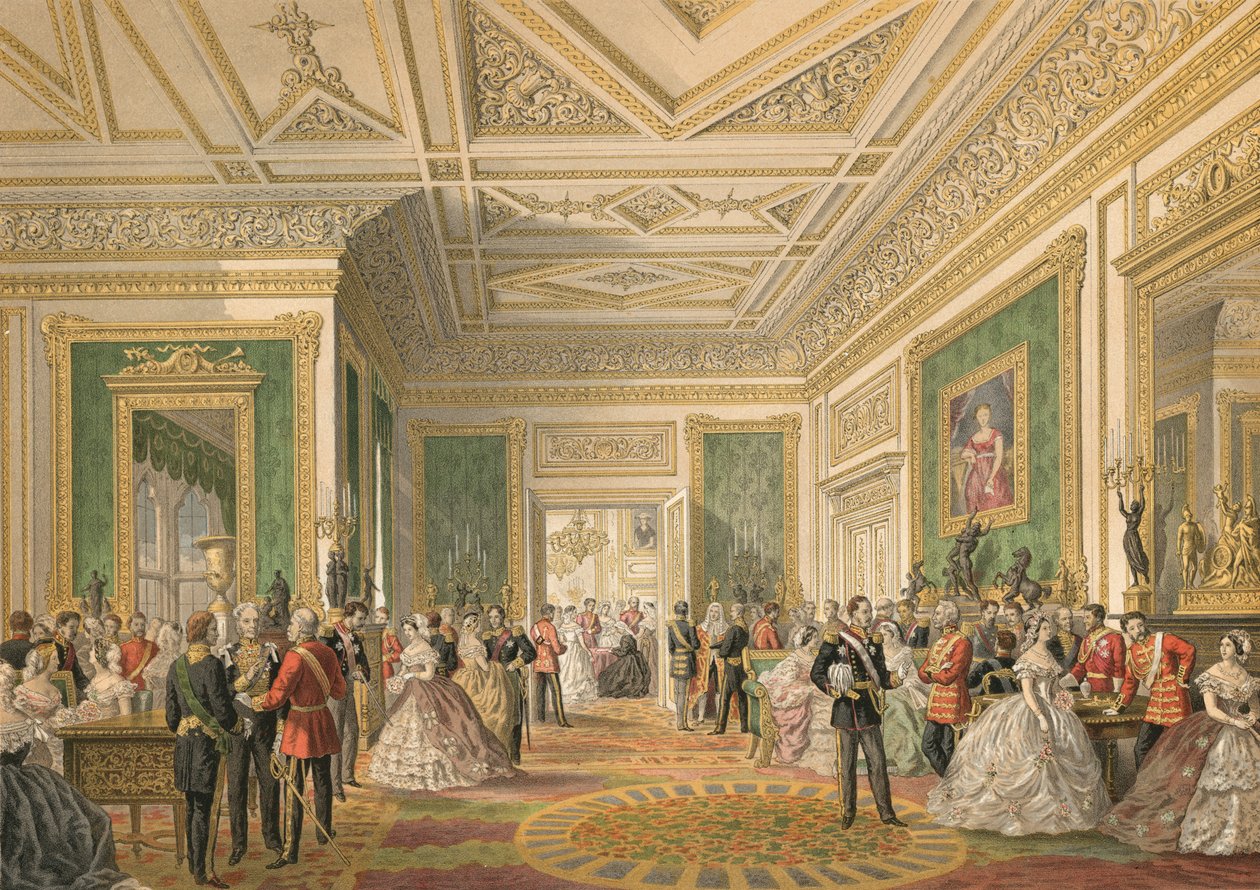 Die Unterzeichnung der Heiratsurkunde, Windsor Castle von Robert Dudley