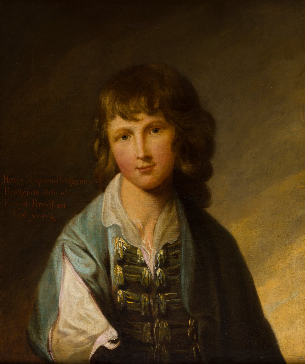 Porträt von Henry Simpson Bridgeman (1757-1782) als Junge, ca. 1767-77 von Robert Edge Pine