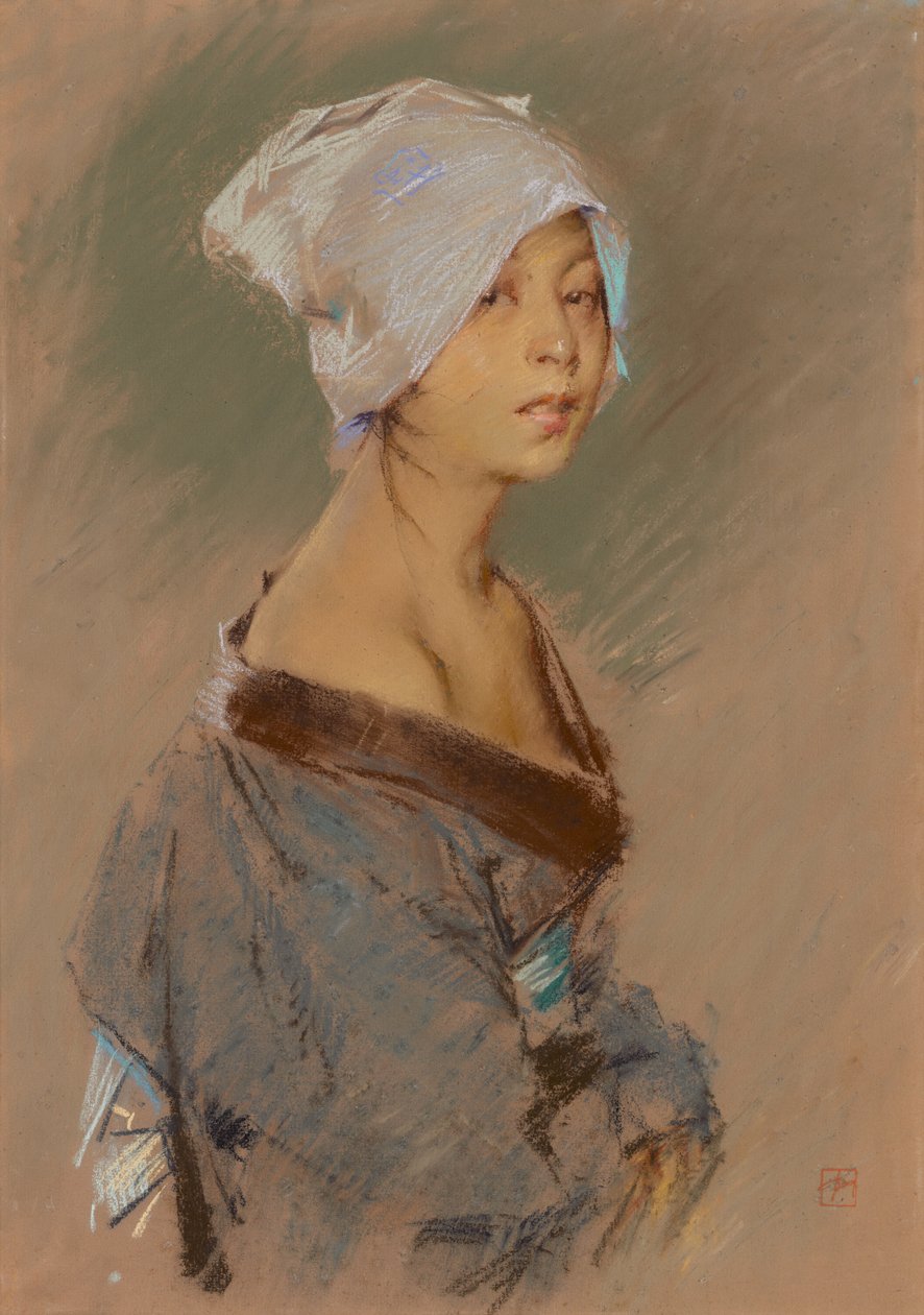 Japanisches Mädchen von Robert Frederick Blum