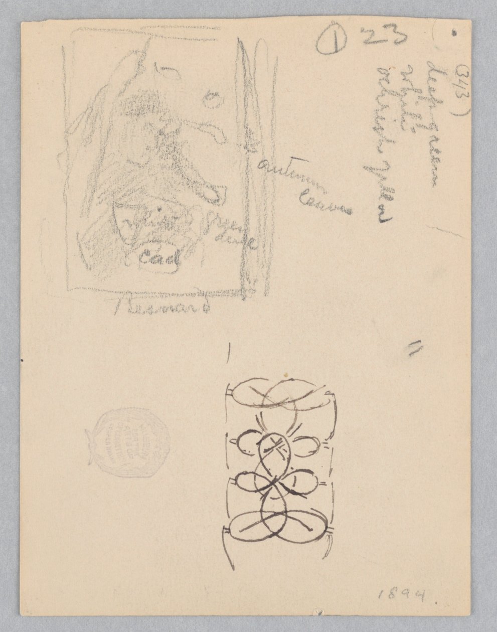 Studie für die Landschaft, „Moods to Music,“ Mendelssohn Glee Club, New York, NY von Robert Frederick Blum