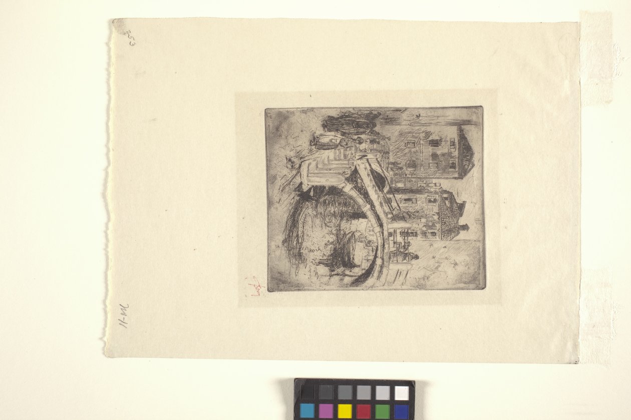 Venezianischer Kanal und Brücke von Robert Frederick Blum