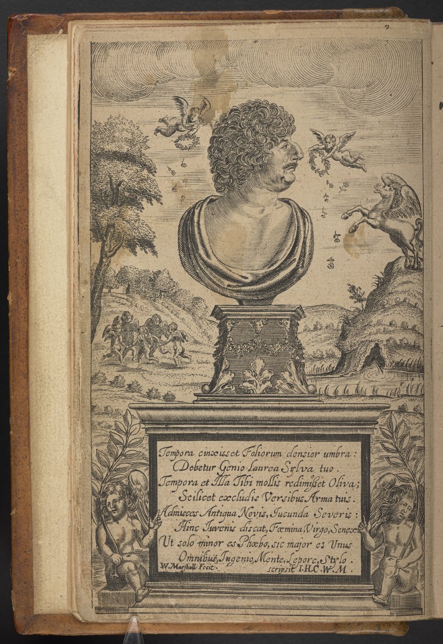 Frontispiz von Hesperides, oder die Werke... von Robert Herrick