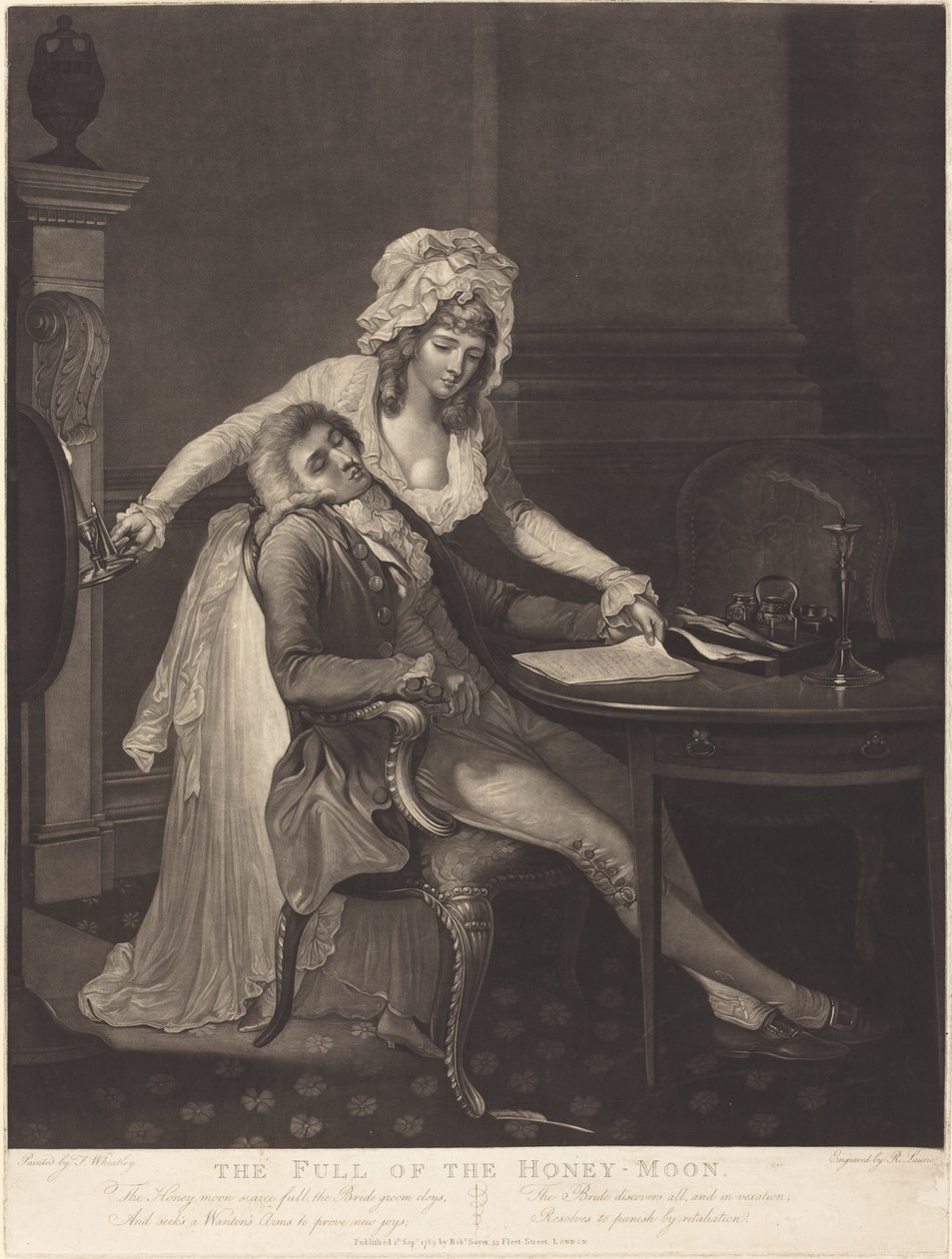 Der Vollmond von Robert Laurie after Francis Wheatley