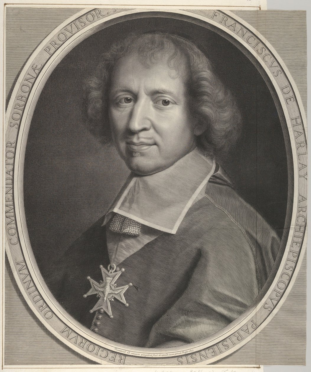 François de Harlay de Champvallon von Robert Nanteuil