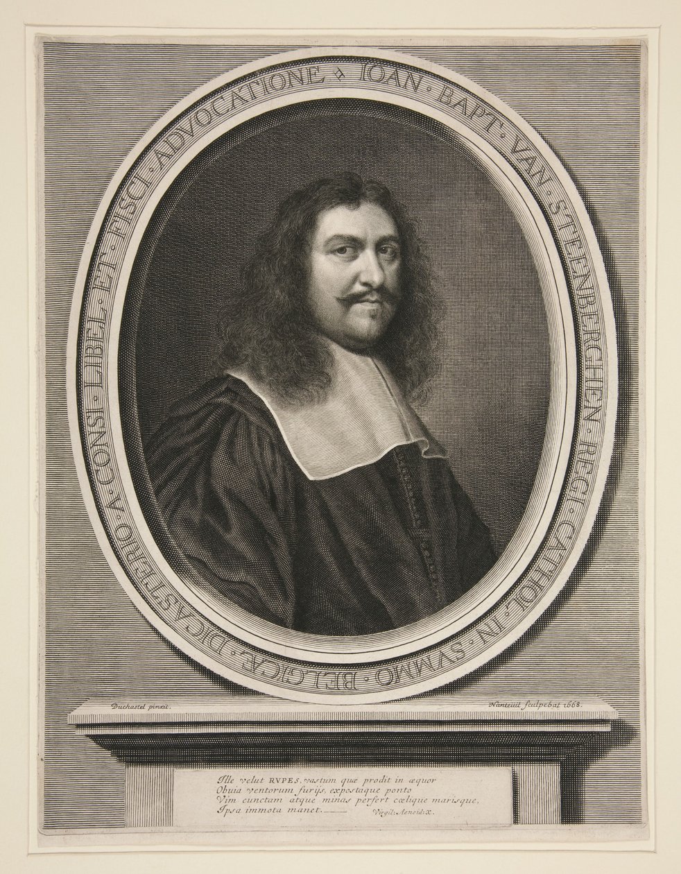 Jean Baptiste van Steenberghen, Berater des Königs im Rat von Flandern von Robert Nanteuil