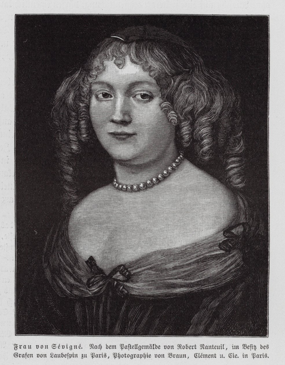 Madame de Sevigne, französische Schriftstellerin von Robert Nanteuil
