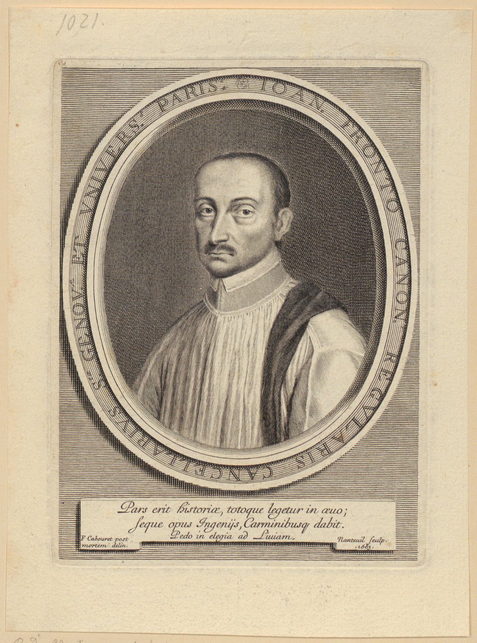 Porträt von Jean Fronteau von Robert Nanteuil