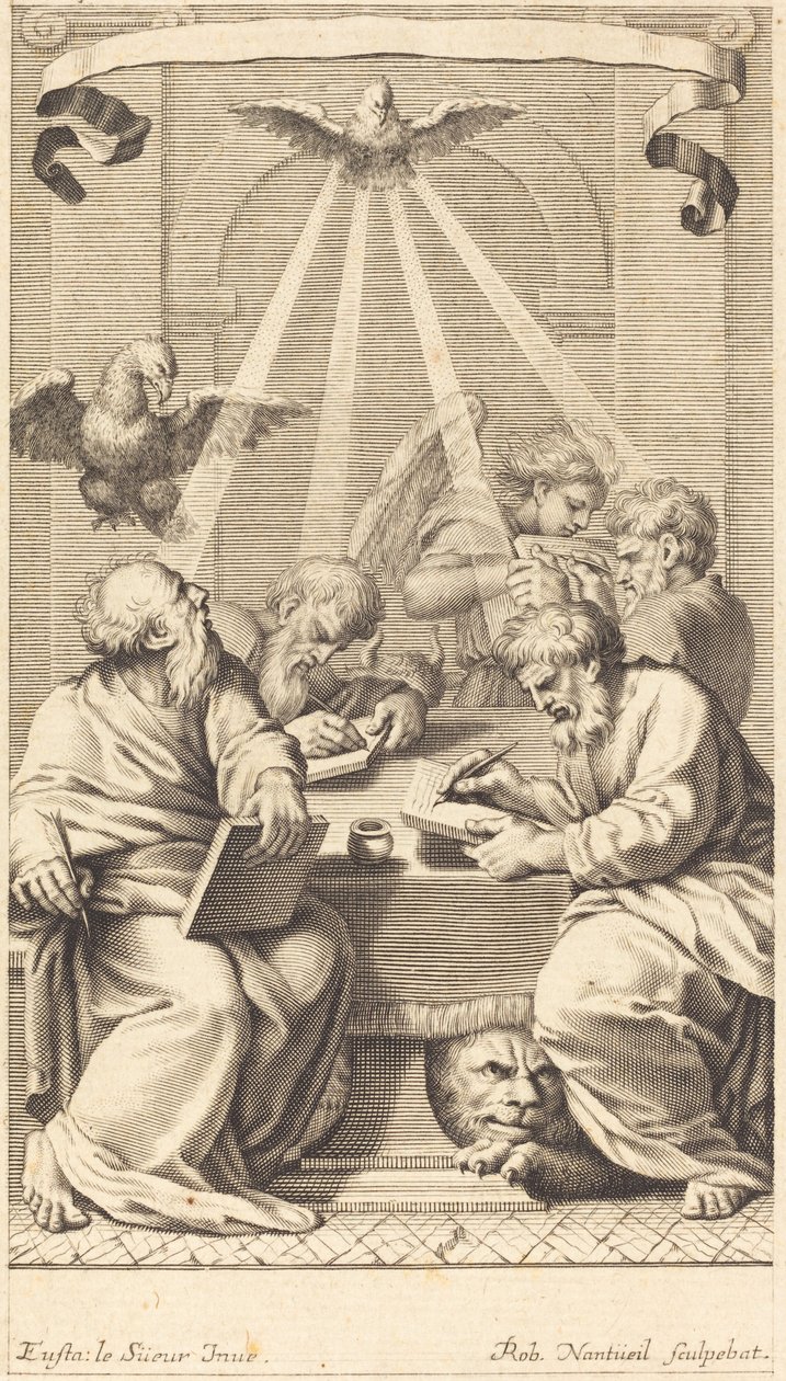 Die vier Evangelisten von Robert Nanteuil