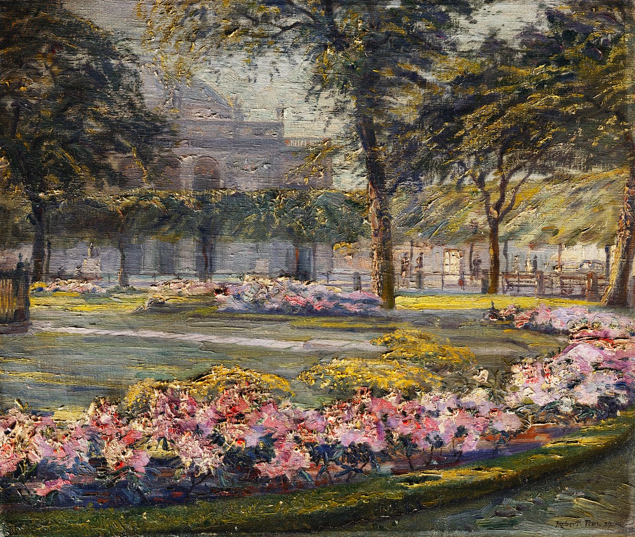 Kongens Nytorv mit dem Königlichen Theater, Kopenhagen von Robert Panitzsch