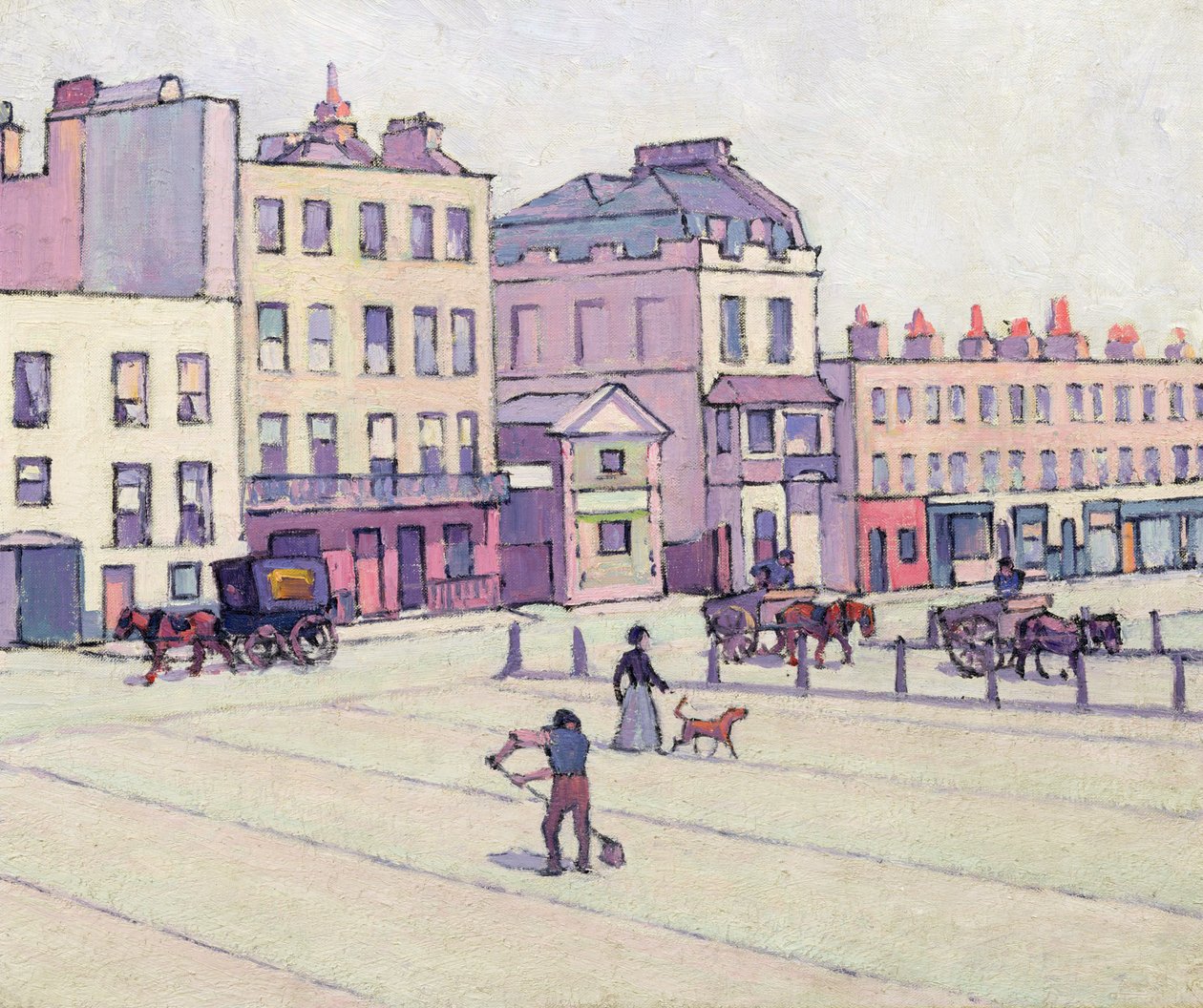 Das Wiegehaus, Cumberland Market, ca. 1914 von Robert Polhill Bevan