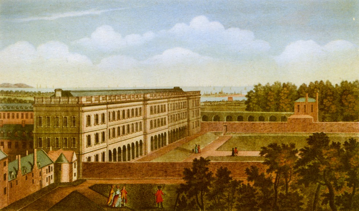 Die Bibliothek des Trinity College, Dublin, ca. 1760 von Robert Sayer