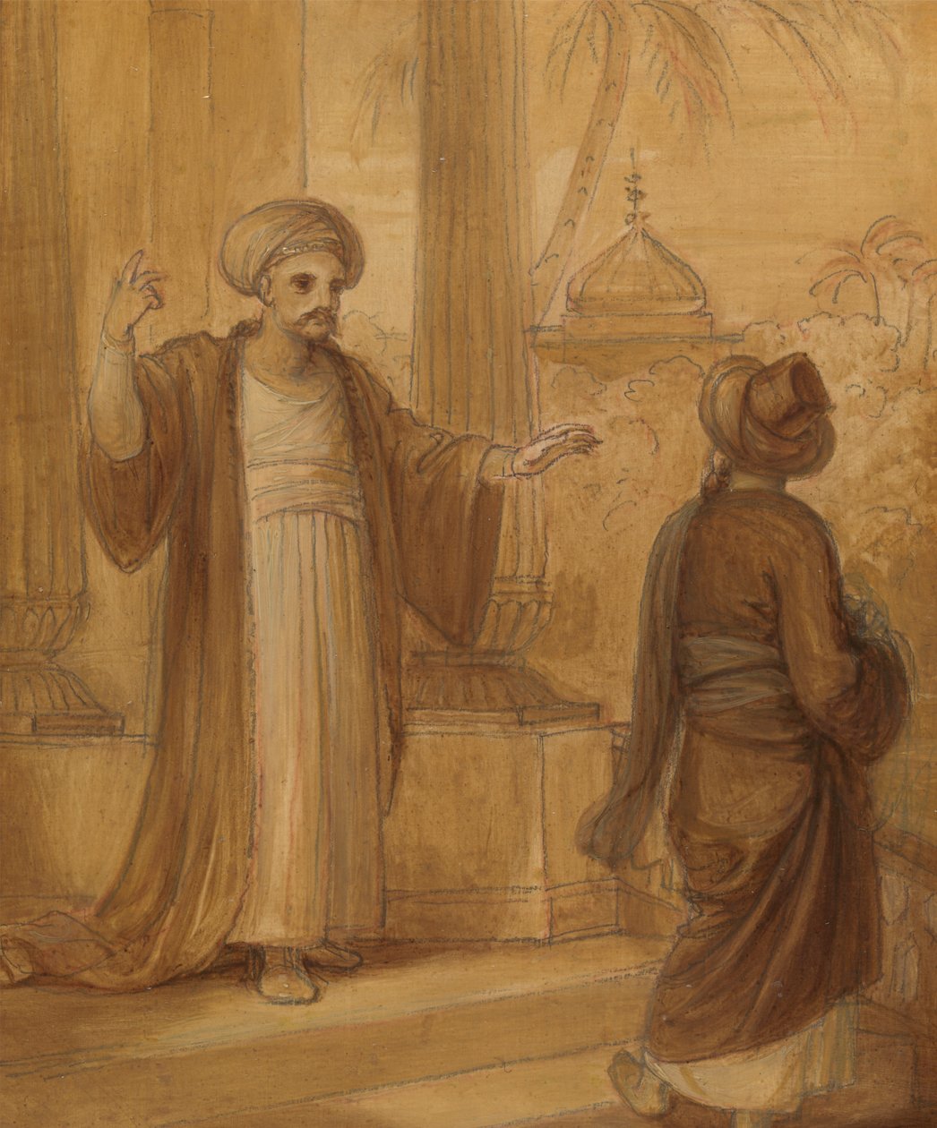 Illustration für eine östliche Romanze, möglicherweise 
