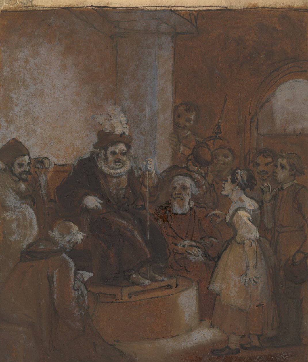 [Eine von] Illustrationen zu Shakespeare von Robert Smirke