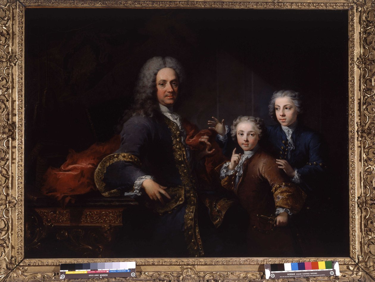 Monsieur de Saint Cannat und seine Kinder von Robert Tournieres