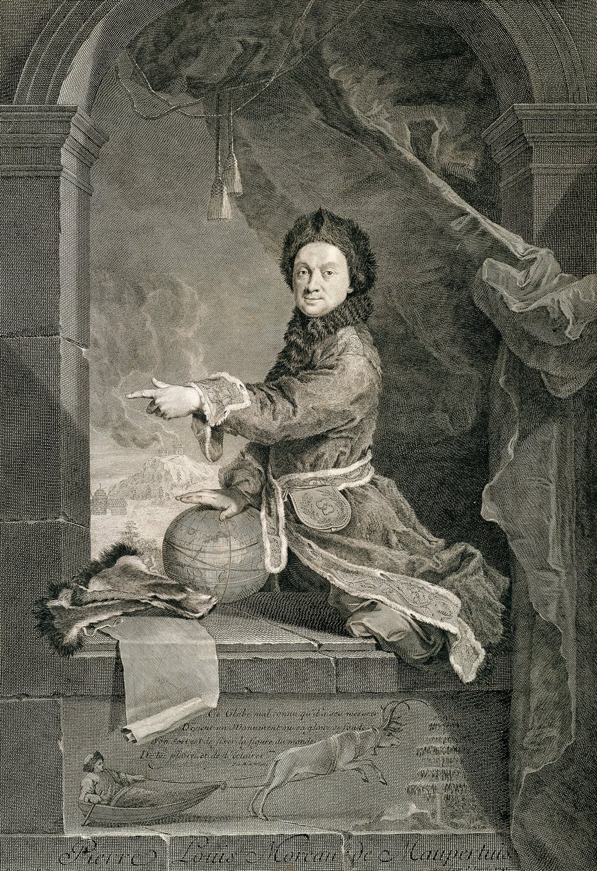 Porträt von Pierre Louis Moreau de Maupertuis von Robert Tournieres