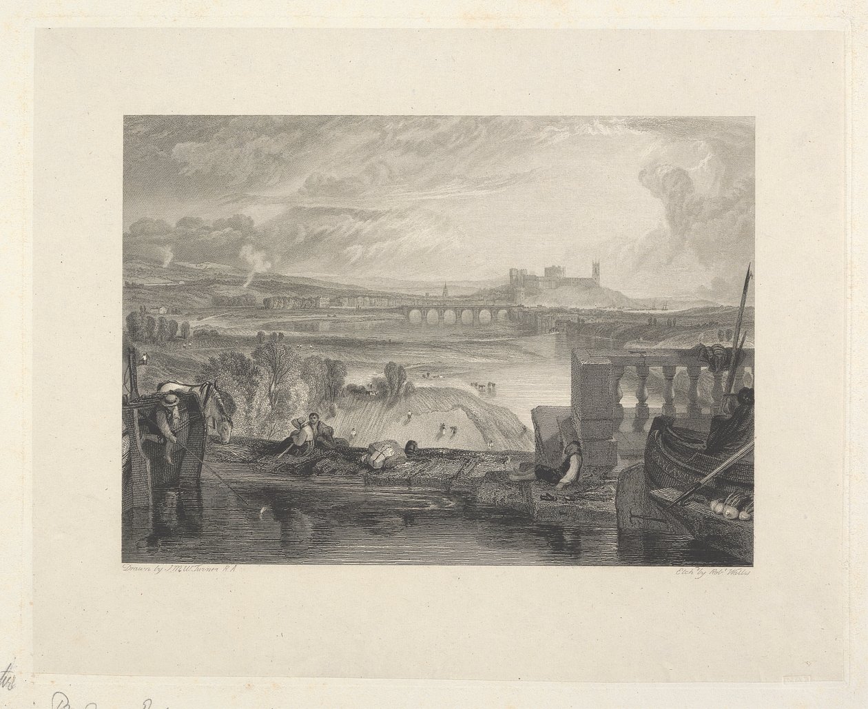 Lancaster von der Aquäduktbrücke von Robert Wallis