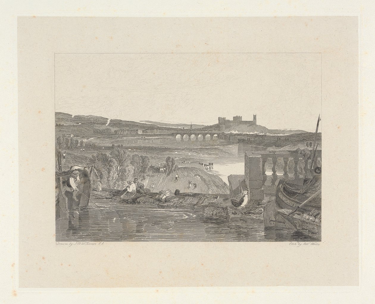 Lancaster von der Aquäduktbrücke von Robert Wallis