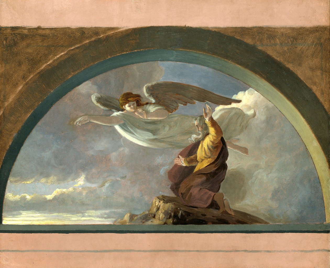 (Moses betrachtet das Gelobte Land) von Robert Walter Weir