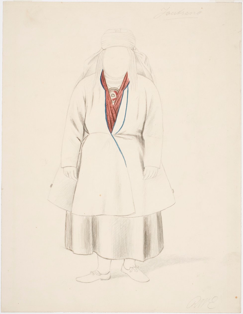 Stehende Bäuerin aus Joutseno von Robert Wilhelm Ekman