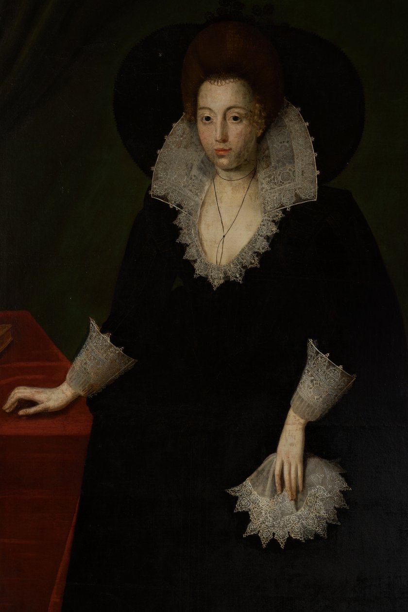 Frances Walsingham, Ehefrau von Sir Philip Sidney, ca. 1570-1632 von Robert the Elder (attr. to) Peake