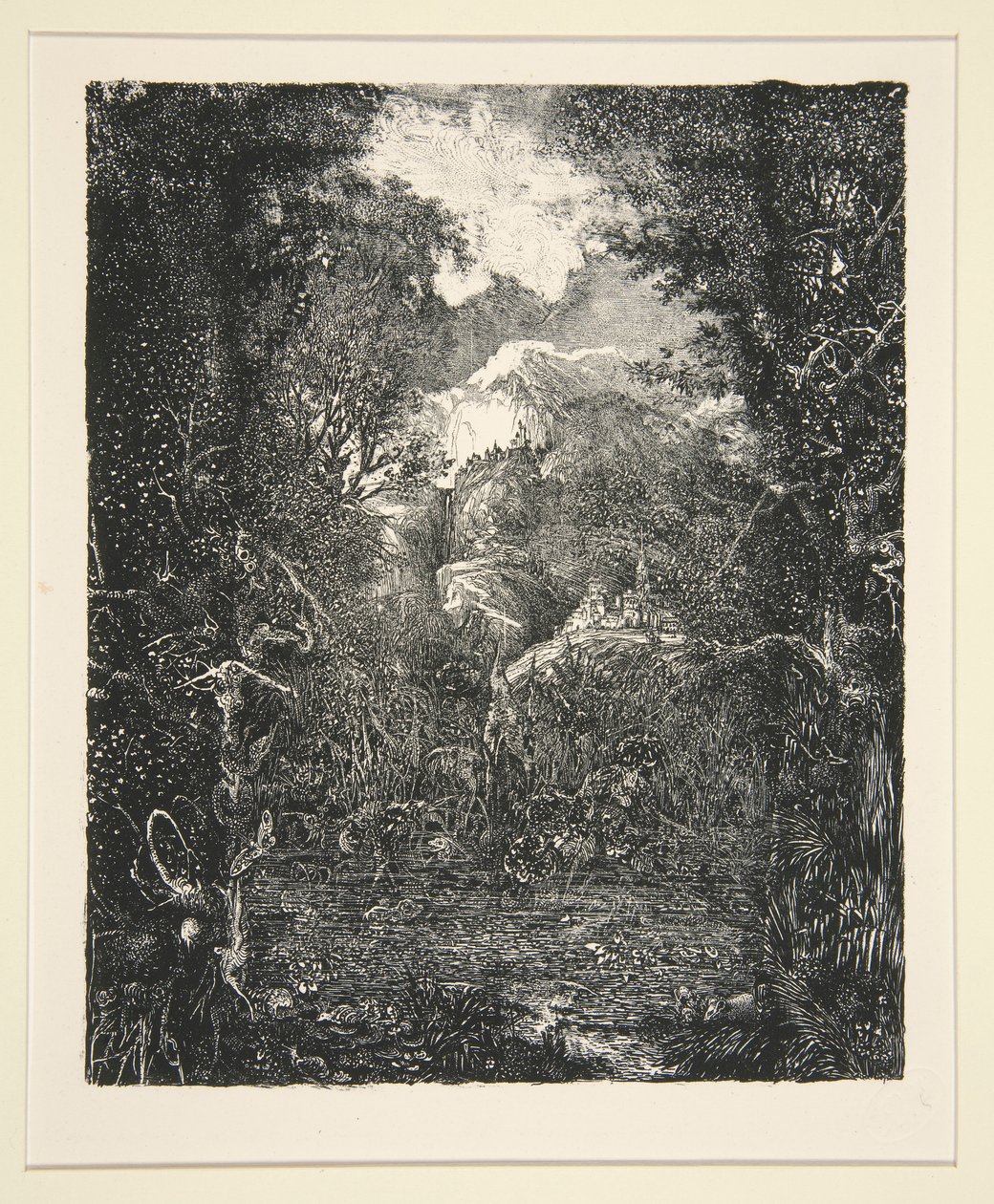Die Stadt hinter dem Sumpf von Rodolphe Bresdin