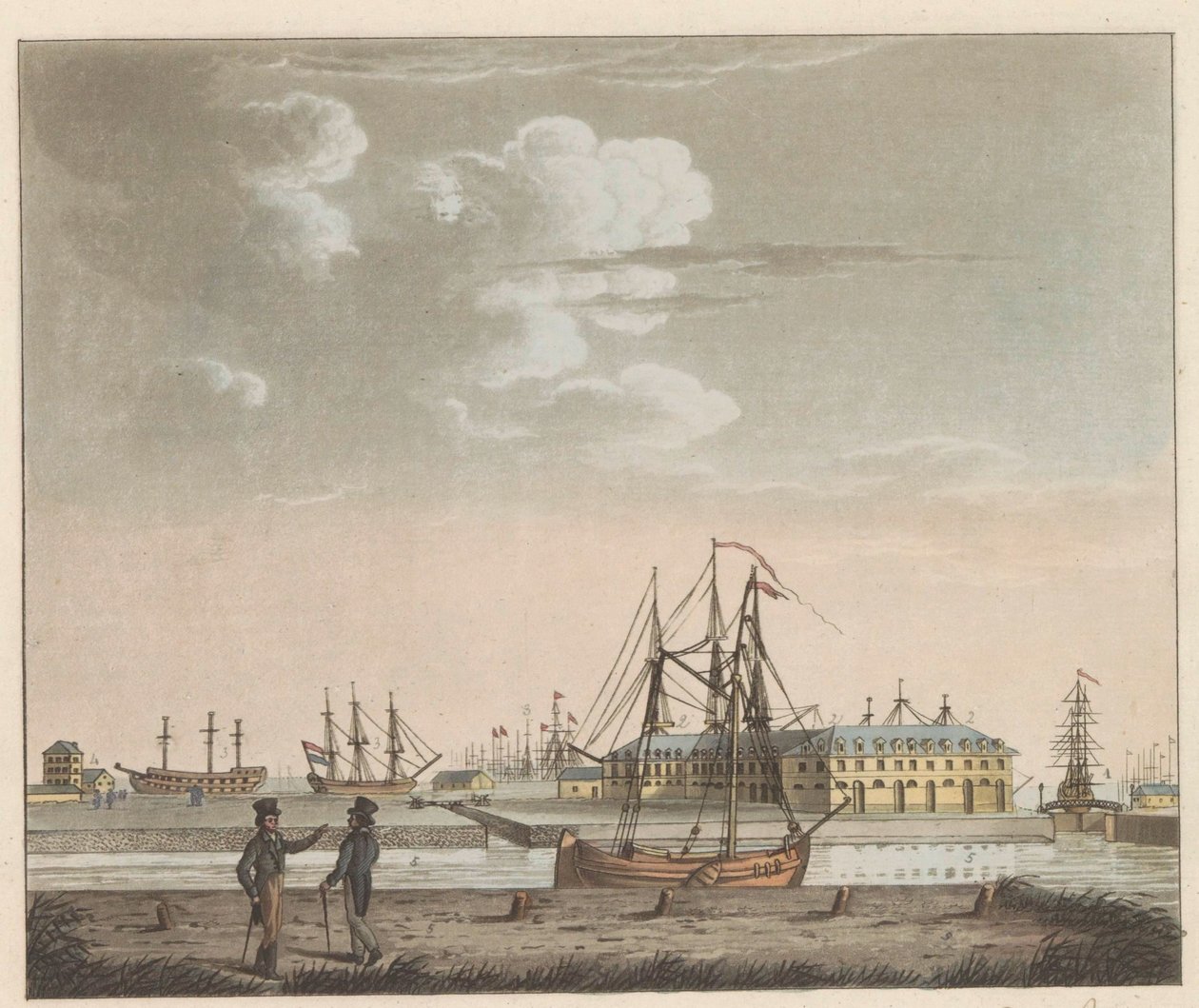 Rijkswerf Willemsoord, ca. 1825 von Roelof van der Meulen