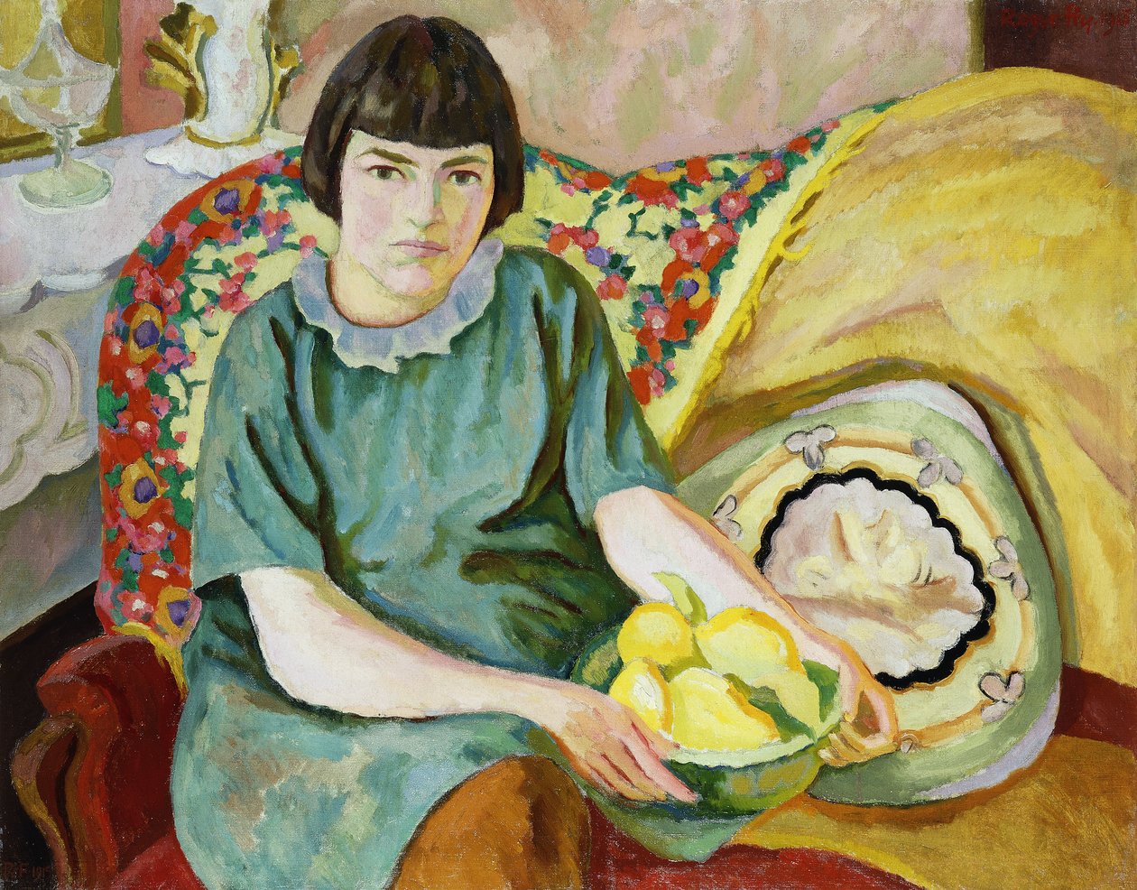 Porträt von Zoum Van den Eeckhoudt, 1915 von Roger Eliot Fry