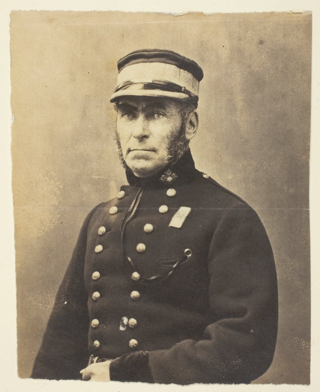Admiral Lord Lyons, aufgenommen auf der Krim von Roger Fenton