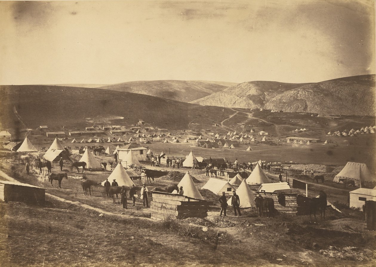 Lager der 5. Dragonerwache von Roger Fenton
