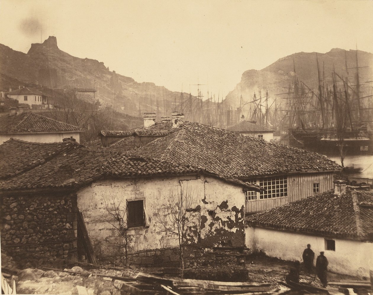 Cottages in Balaklawa von Roger Fenton