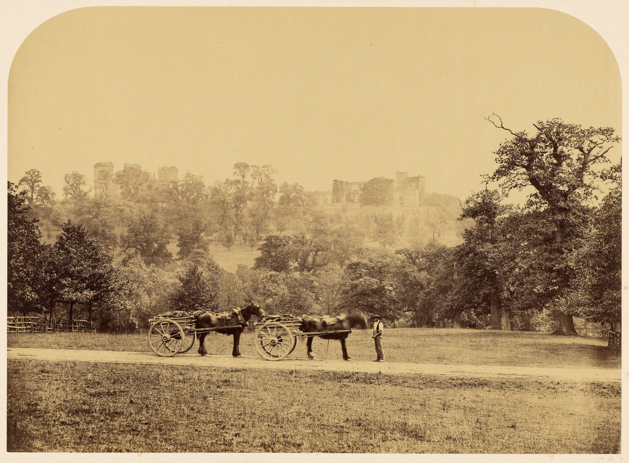 Hardwick Hall, vom Park aus von Roger Fenton