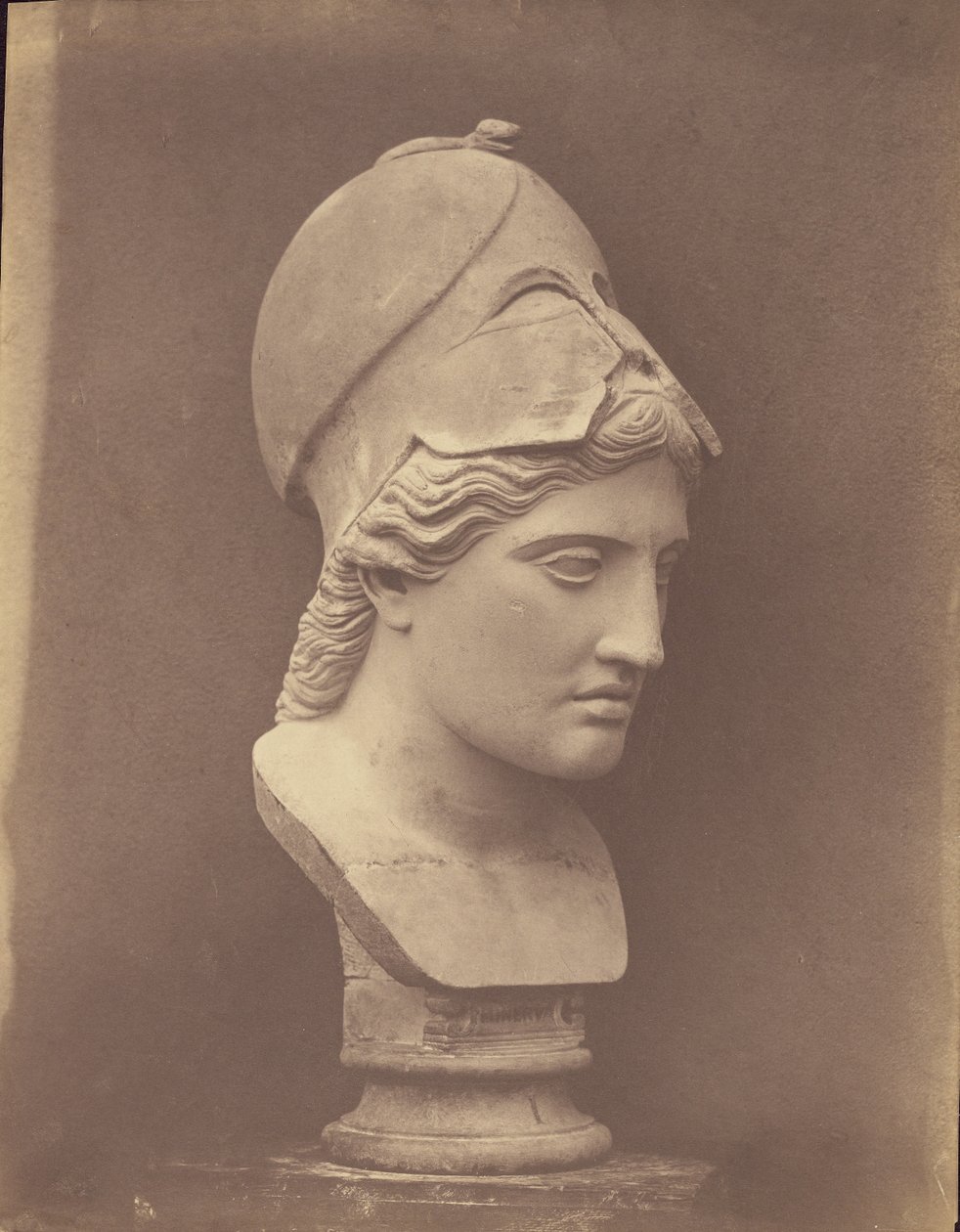 Kopf der Minerva [3/4 Ansicht] von Roger Fenton