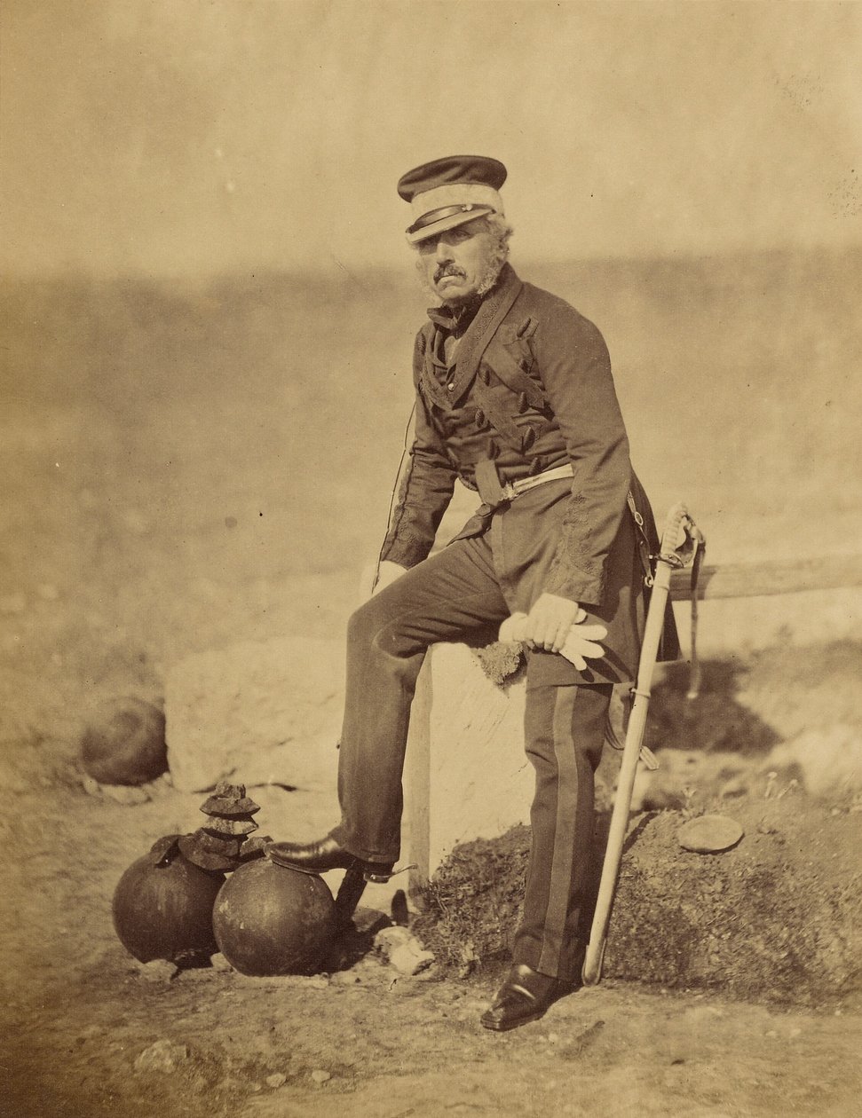 Generalleutnant Barnard, C.B. von Roger Fenton