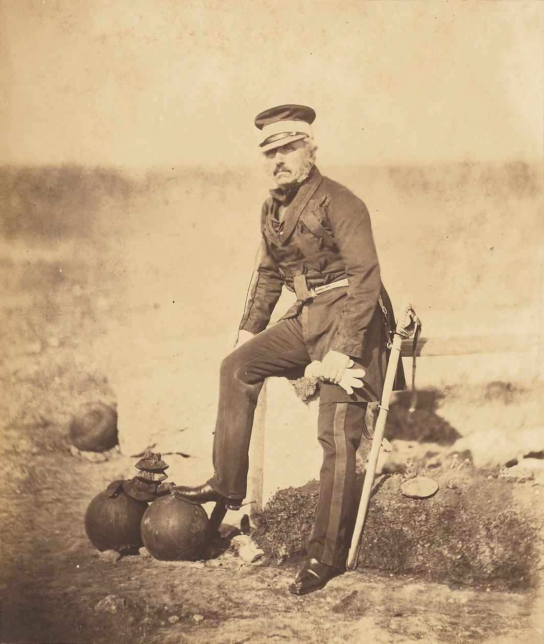 Generalleutnant Barnard, C.B. von Roger Fenton