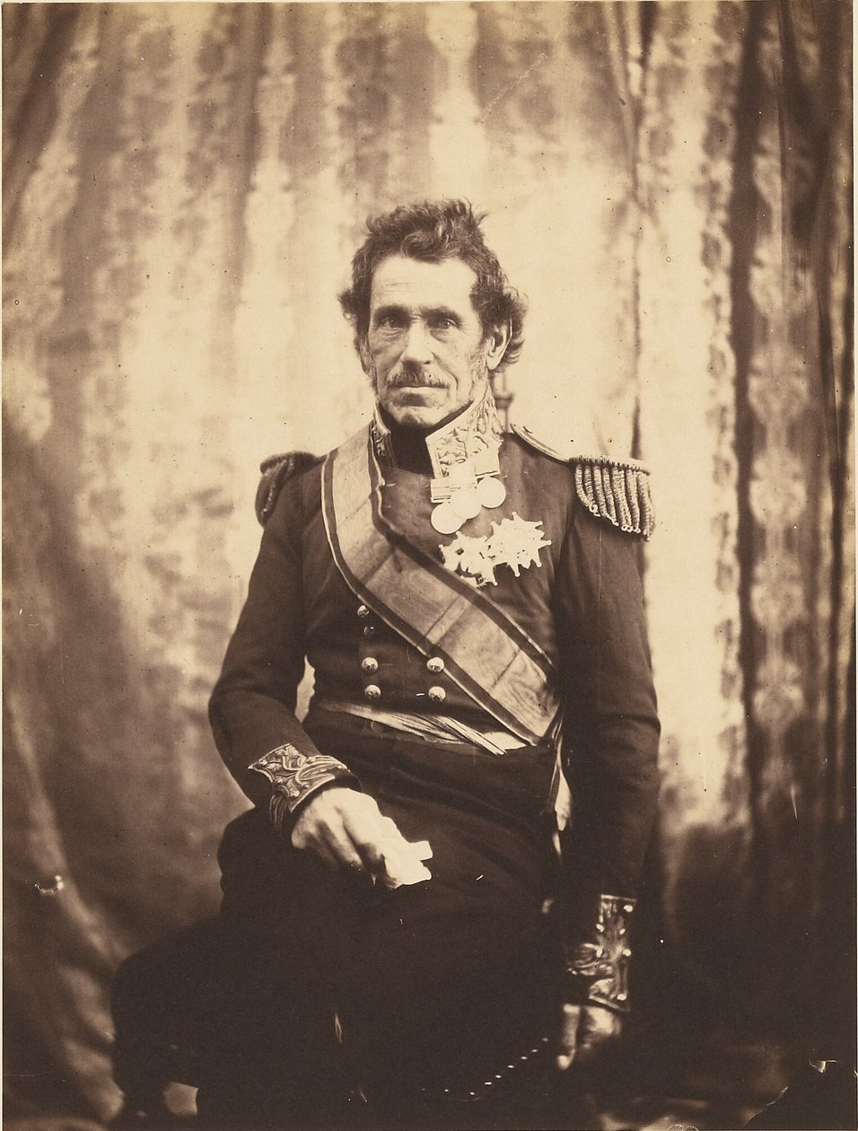 Generalleutnant Sir De Lacy Evans, G.C.B. von Roger Fenton