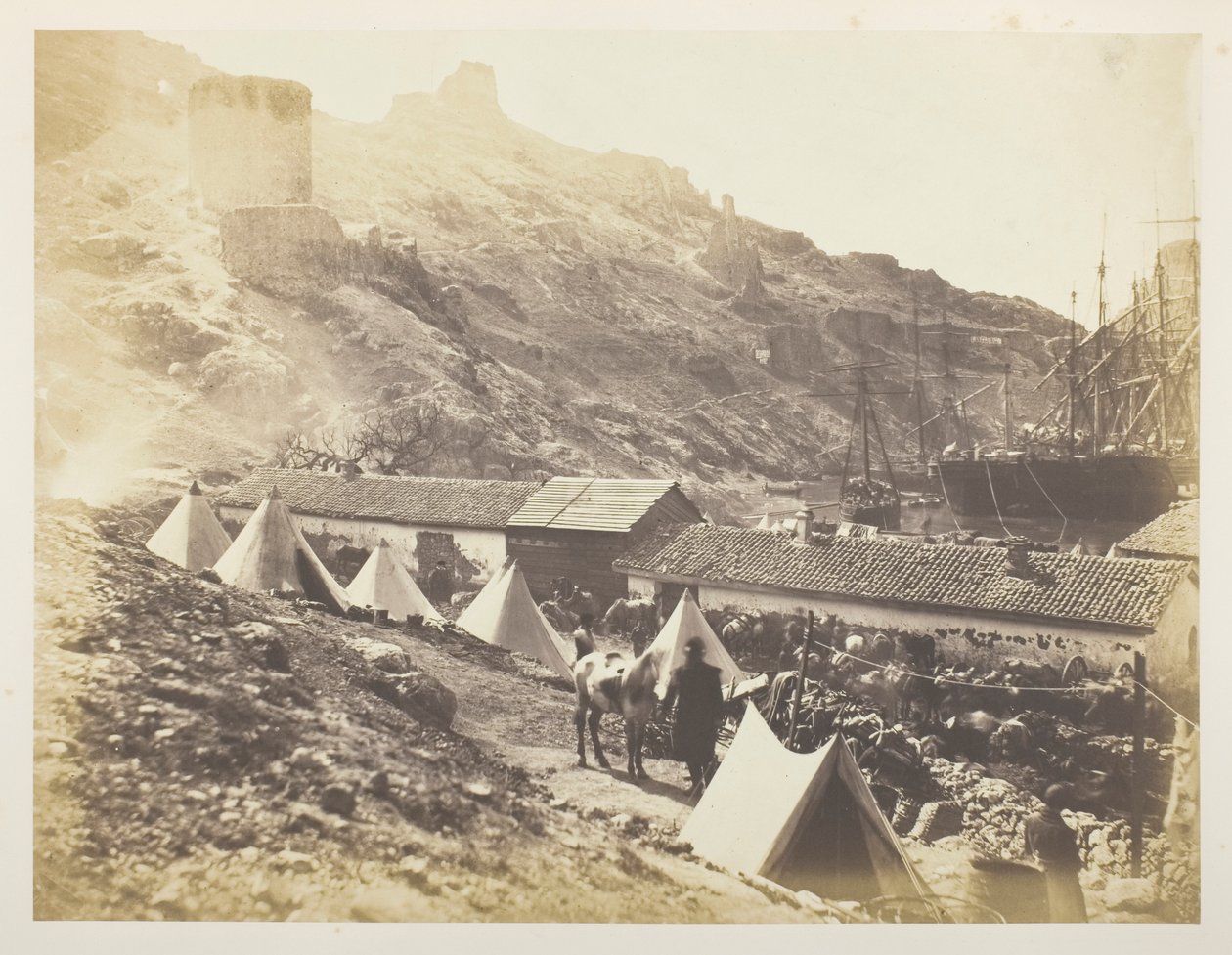 Die genuesische Burg, Balaklawa von Roger Fenton