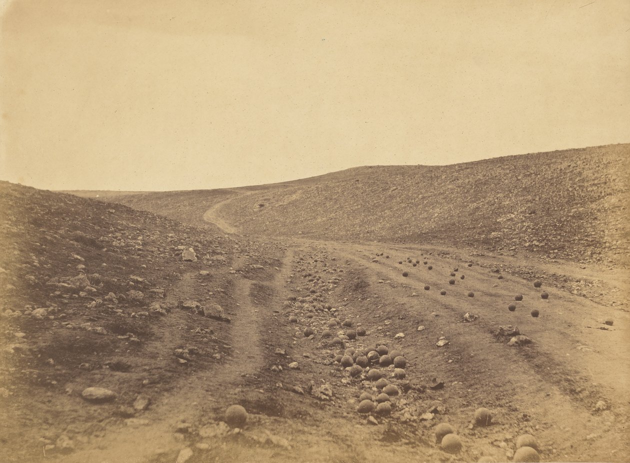 Das Tal des Todesschattens von Roger Fenton