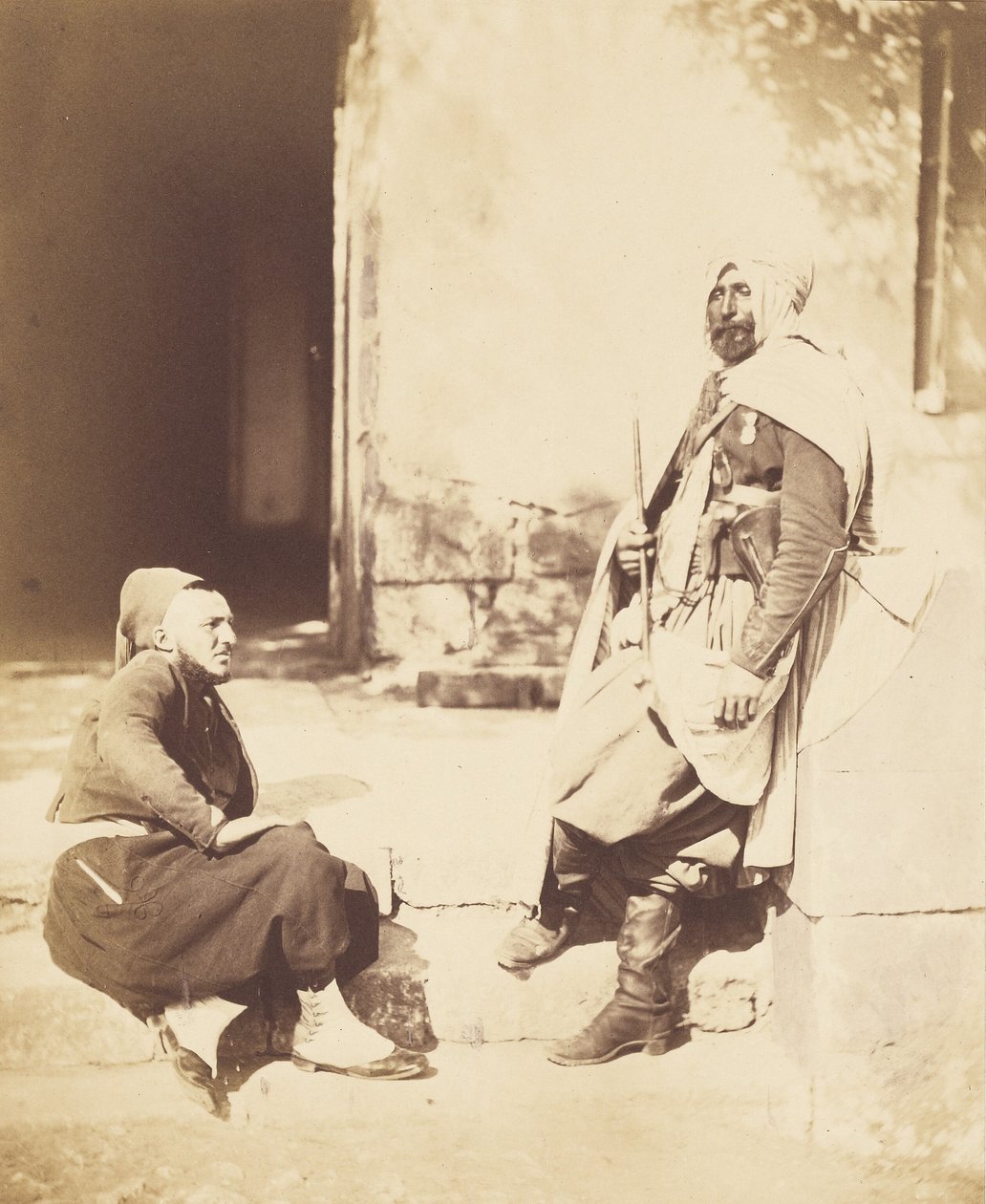 Zuave und Spahi, Begleiter von Marschall Pélissier von Roger Fenton