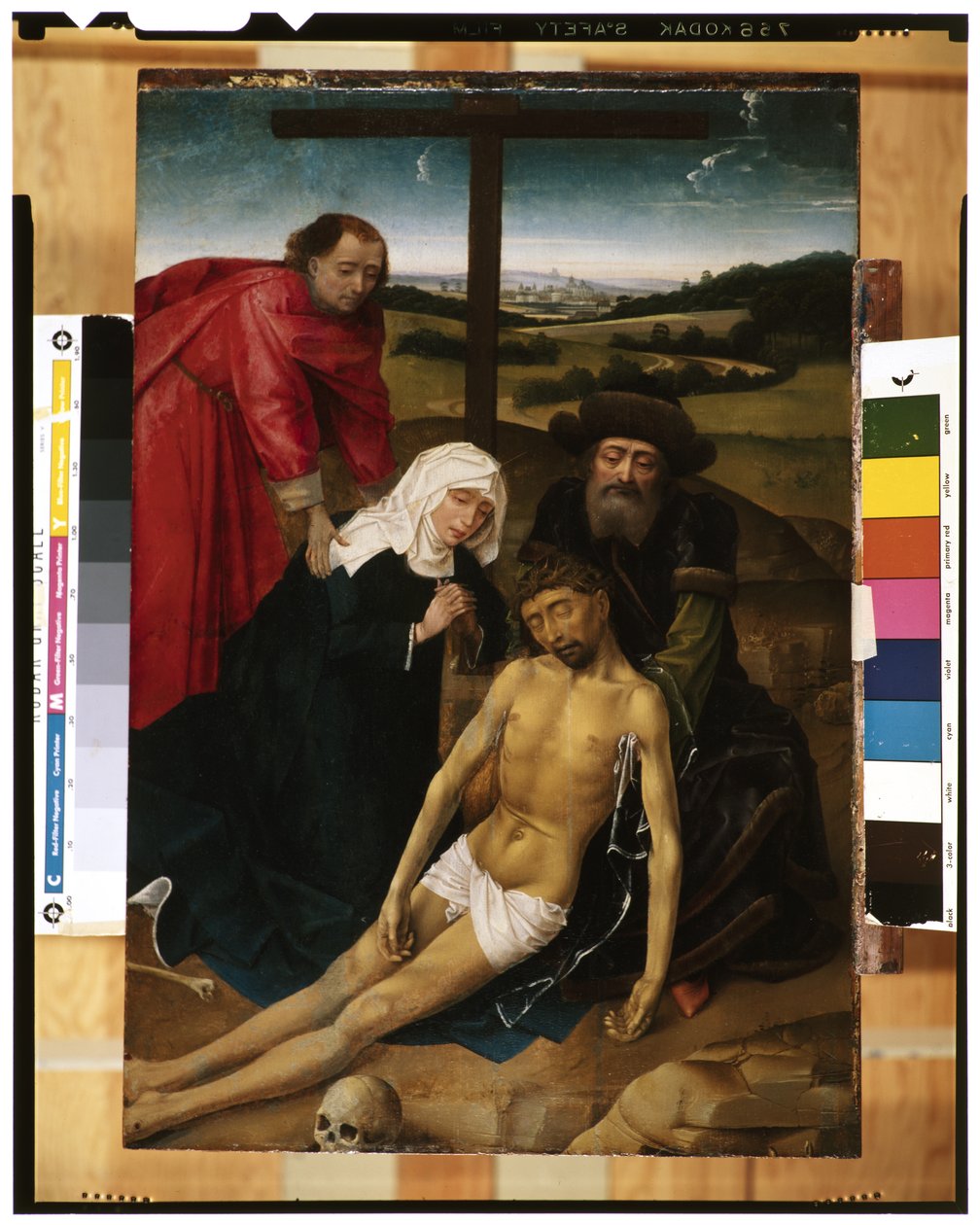 Die Beweinung Christi, um 1460-75 von Rogier van der Weyden