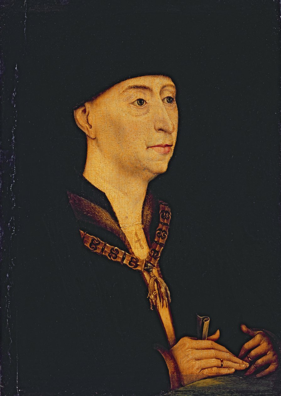 Philipp der Gute (1396-1467) Herzog von Burgund (1419-67) von Rogier van der (after) Weyden