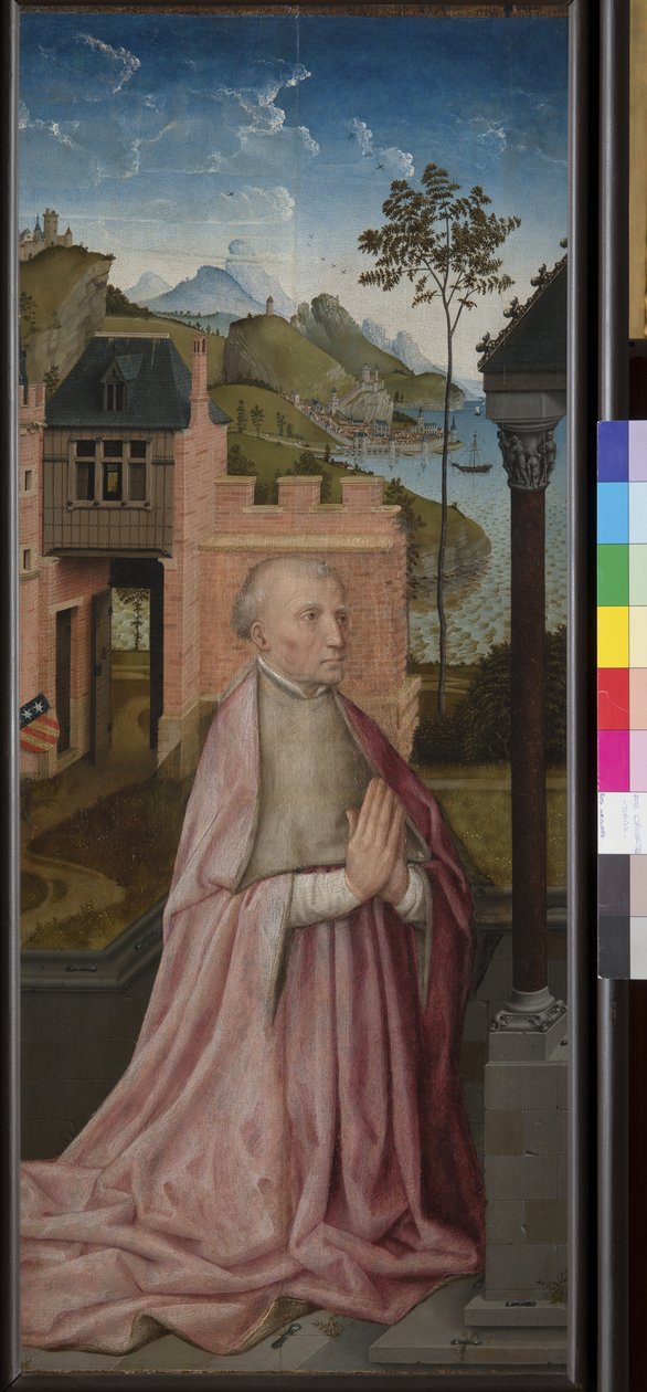 Ein Gläubiger im Gebet, ca. 1435 von Rogier van der (workshop of) Weyden