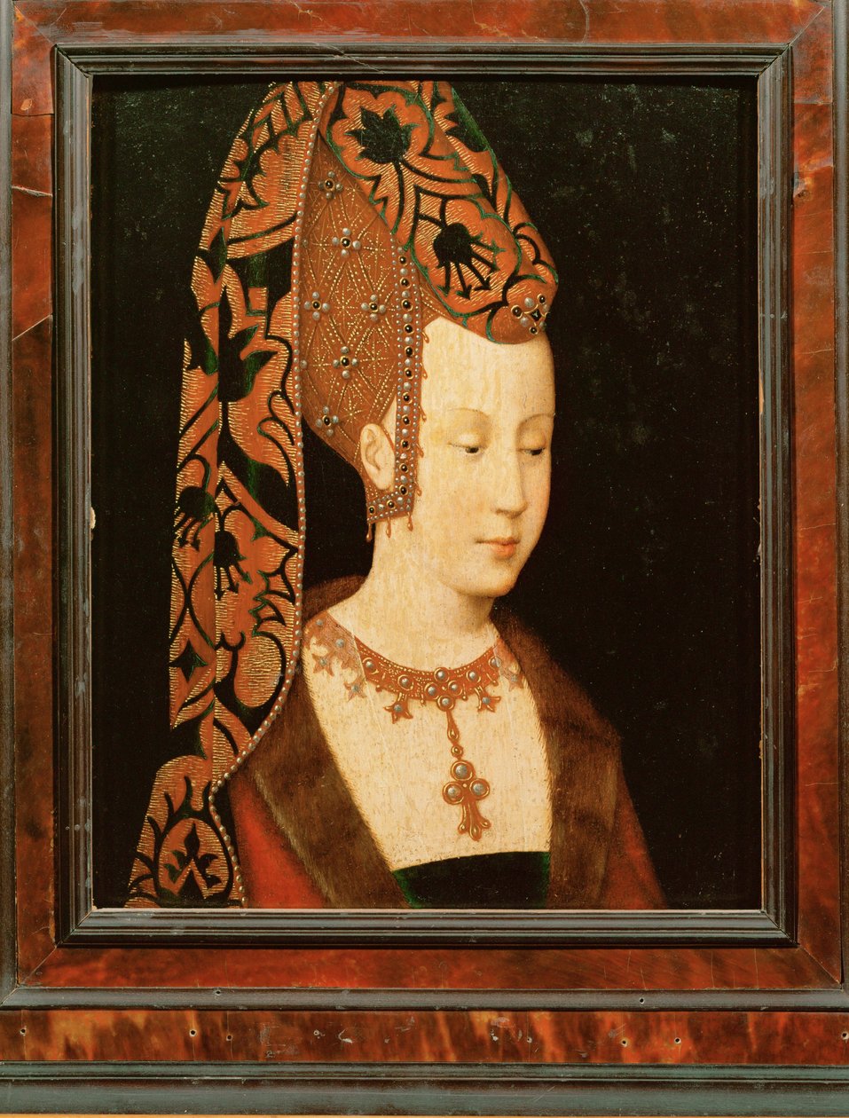 Isabelle de Bourbon, Ehefrau von Charles le Temeraire, oder Isabella von Portugal, Ehefrau von Philippe le Bon von Rogier van der Weyden