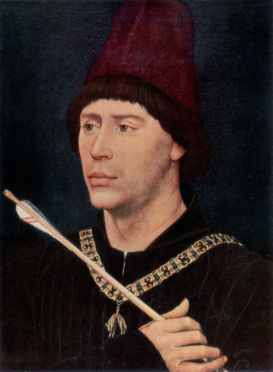 Porträt von Antoine, Bastard von Burgund, um 1456, 1927 von Rogier van der Weyden