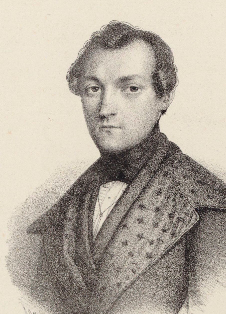Porträt des Pianisten und Komponisten Antoine de Kontski 1817-1899 von Romain Cazes
