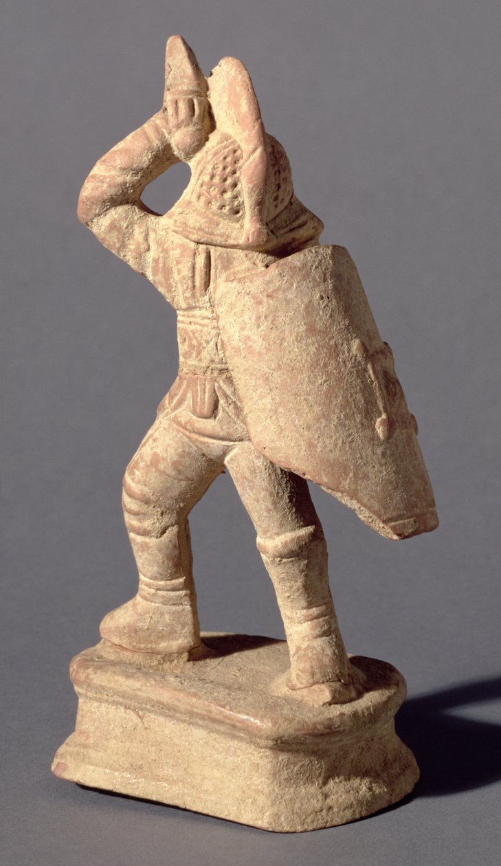 Gladiator in samnitischer Rüstung, 1. oder 2. Jahrhundert n. Chr. von Roman