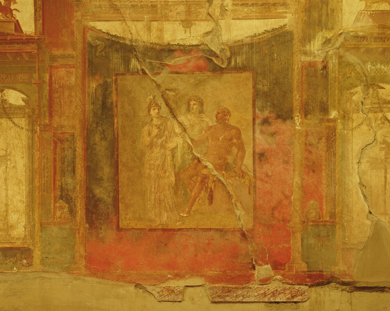 Herkules zwischen Juno und Minerva, Il Collegio degli Augustali von Roman