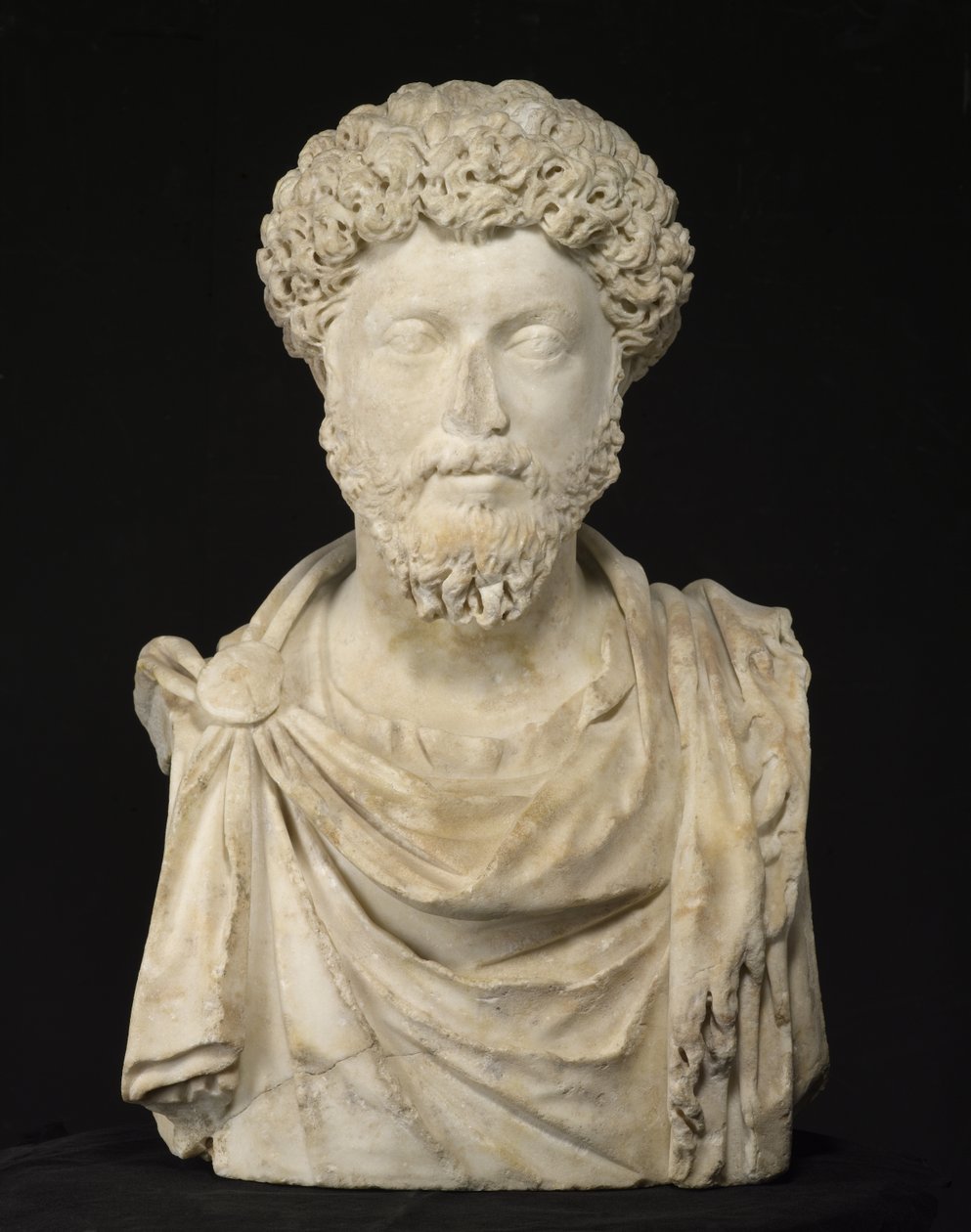 Porträt des Kaisers Marcus Aurelius, spätes 2. Jahrhundert von Roman