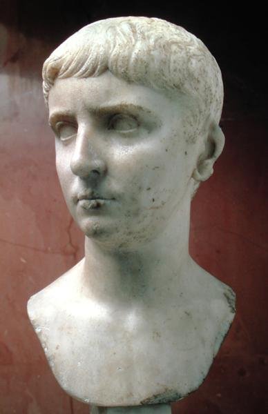 Porträt, möglicherweise von Gaius Caesar (20 v. Chr.-4 n. Chr.) (Detail) von Roman