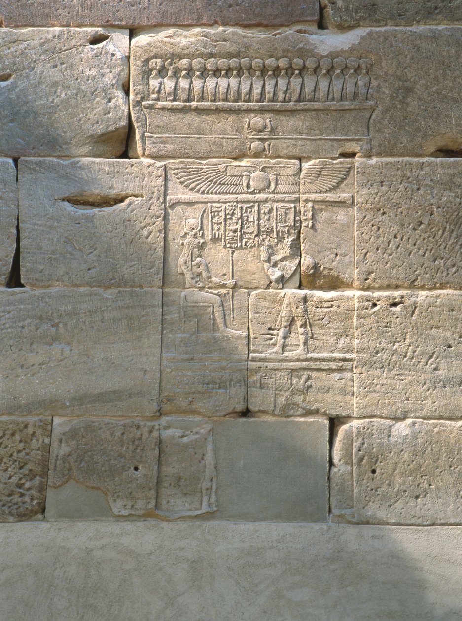 Relief aus dem Tempel von Dendur, ca. 10 v. Chr. von Roman Period Egyptian